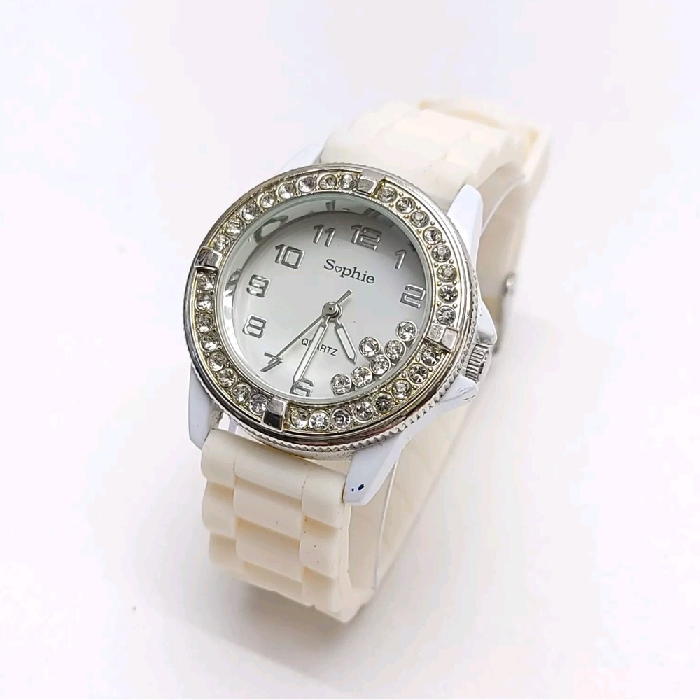 Sophie Collezio Silver-tone Women's Quartz Jelly‎ Watch New Battery Japan Movt